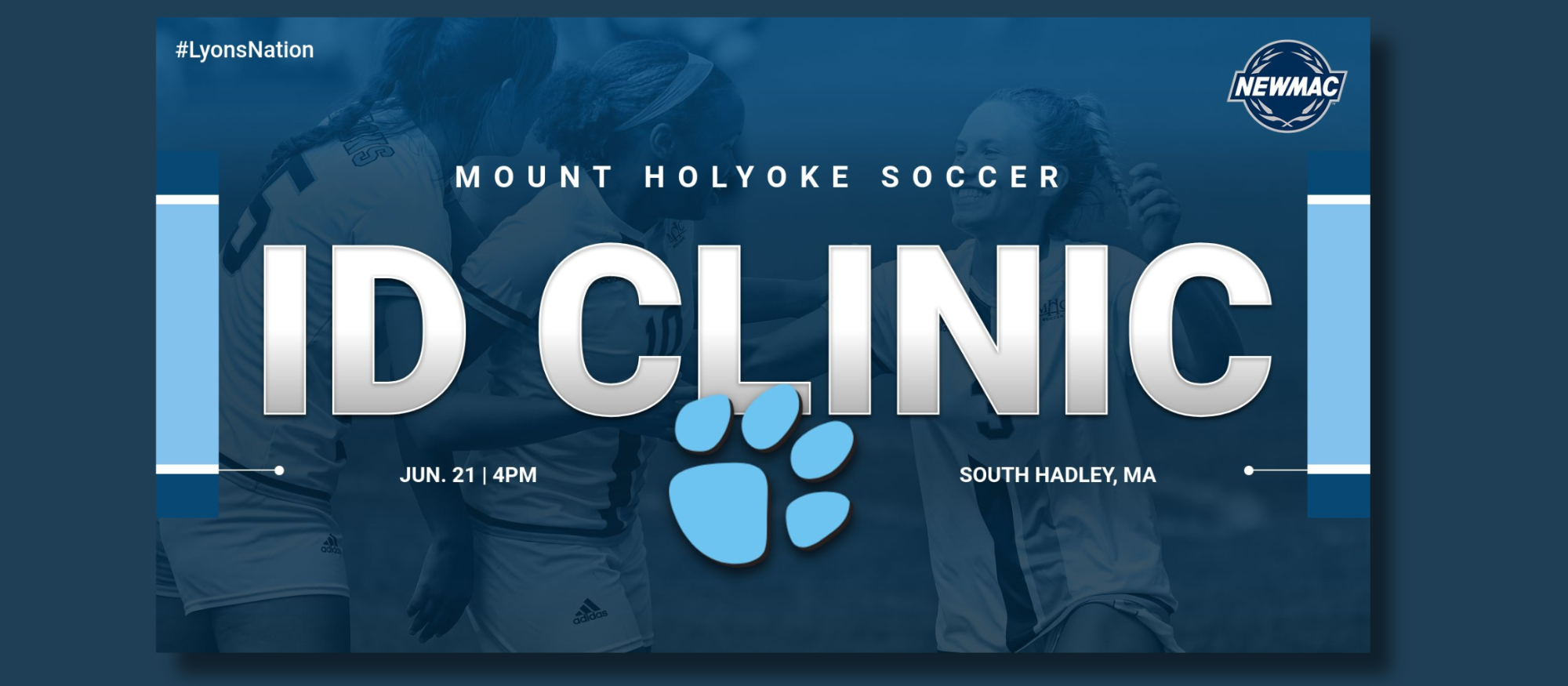 Mount Holyoke Soccer announces ID Clinic for June 21