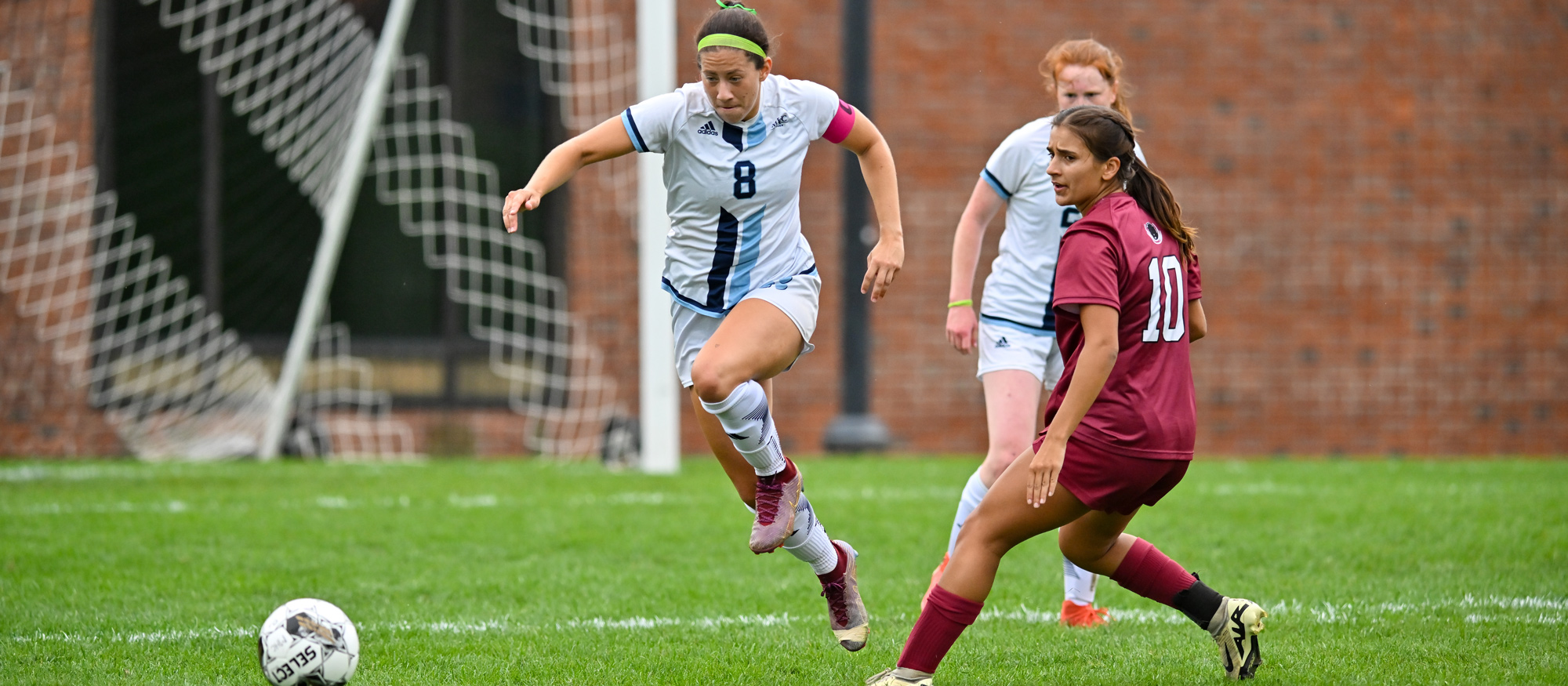 Anna Kennedy scored her third goal of the season at WPI on Nov. 2, 2024, tying the game at 1-1. (RJB Sports file photo)