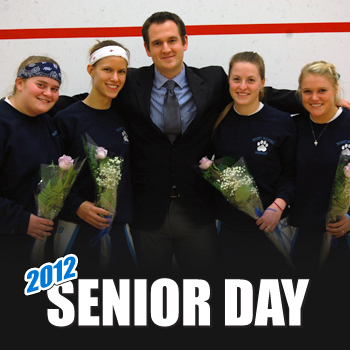 Squash Celebrates Senior Day With Shutout Victory Over Connecticut College