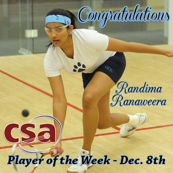 Ranaweera Named CSA National Women's Player of the Week