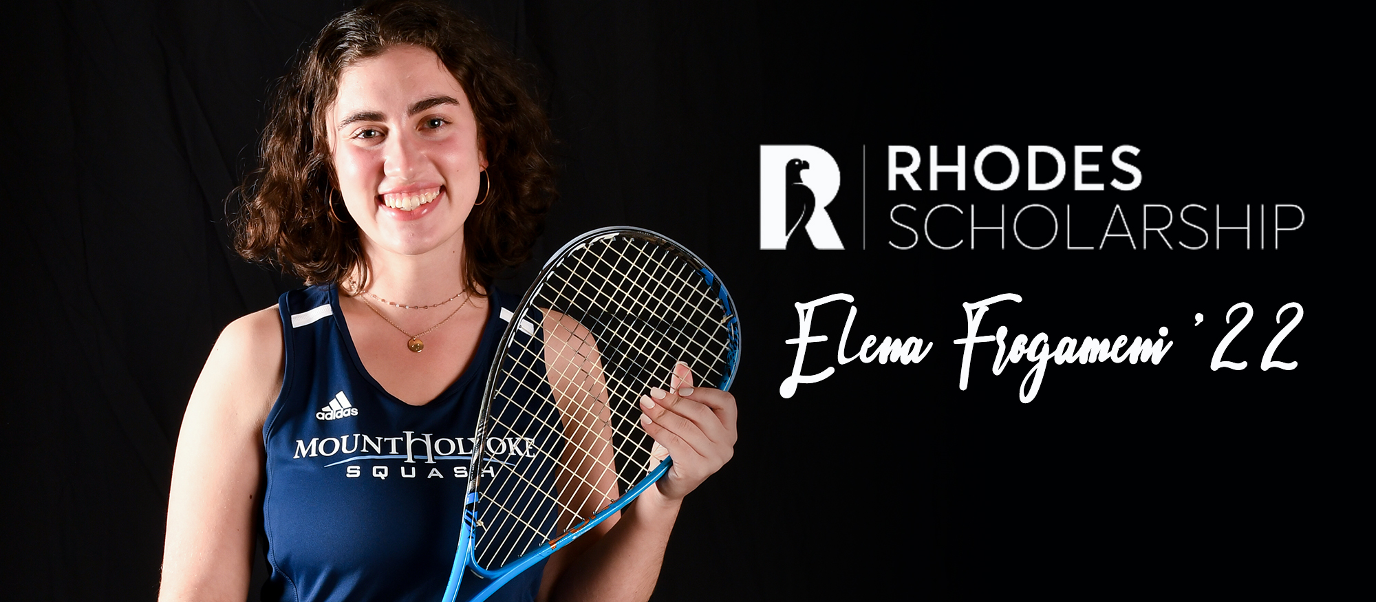 Squash's Elena Frogameni Named Rhodes Scholar