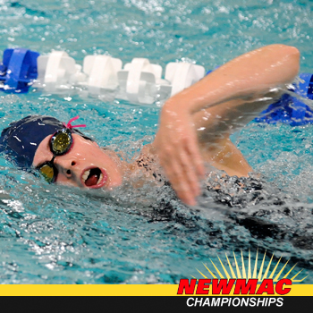 Swimming and Diving Wraps Up Season at NEWMAC Championships