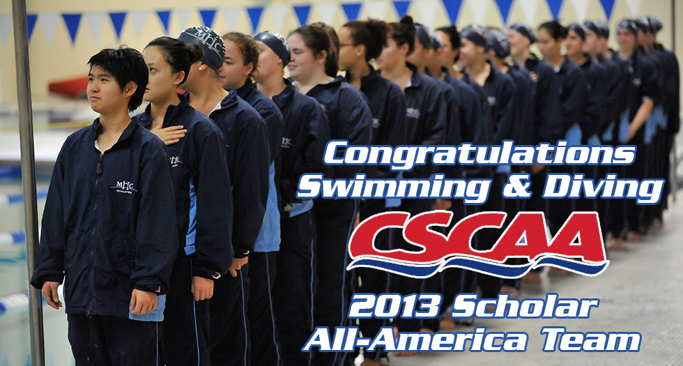 Swimming & Diving Garners CSCAA Scholar All-America Honors