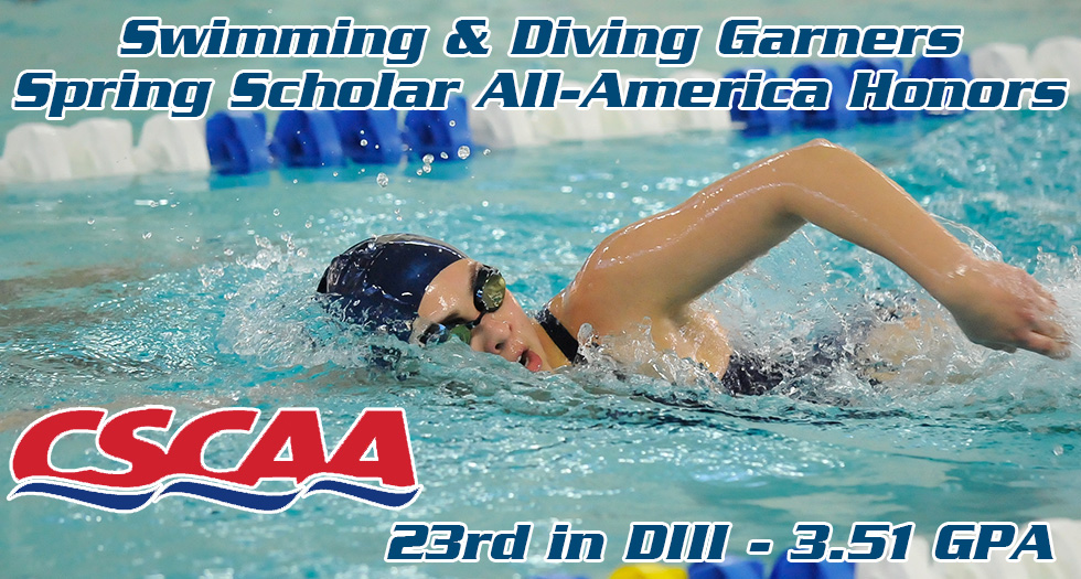 Swimming & Diving Earns Spring Academic Accolades