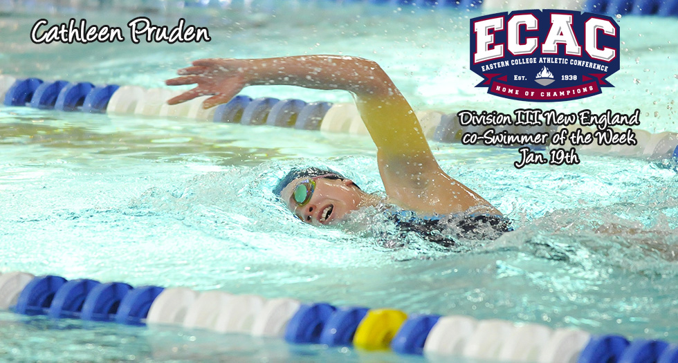 Pruden Earns Regional Swimmer of the Week Recognition
