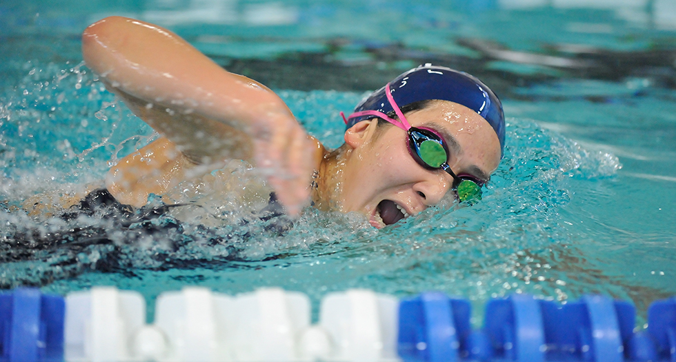 Swimming & Diving Opens Action at NEWMAC Championships