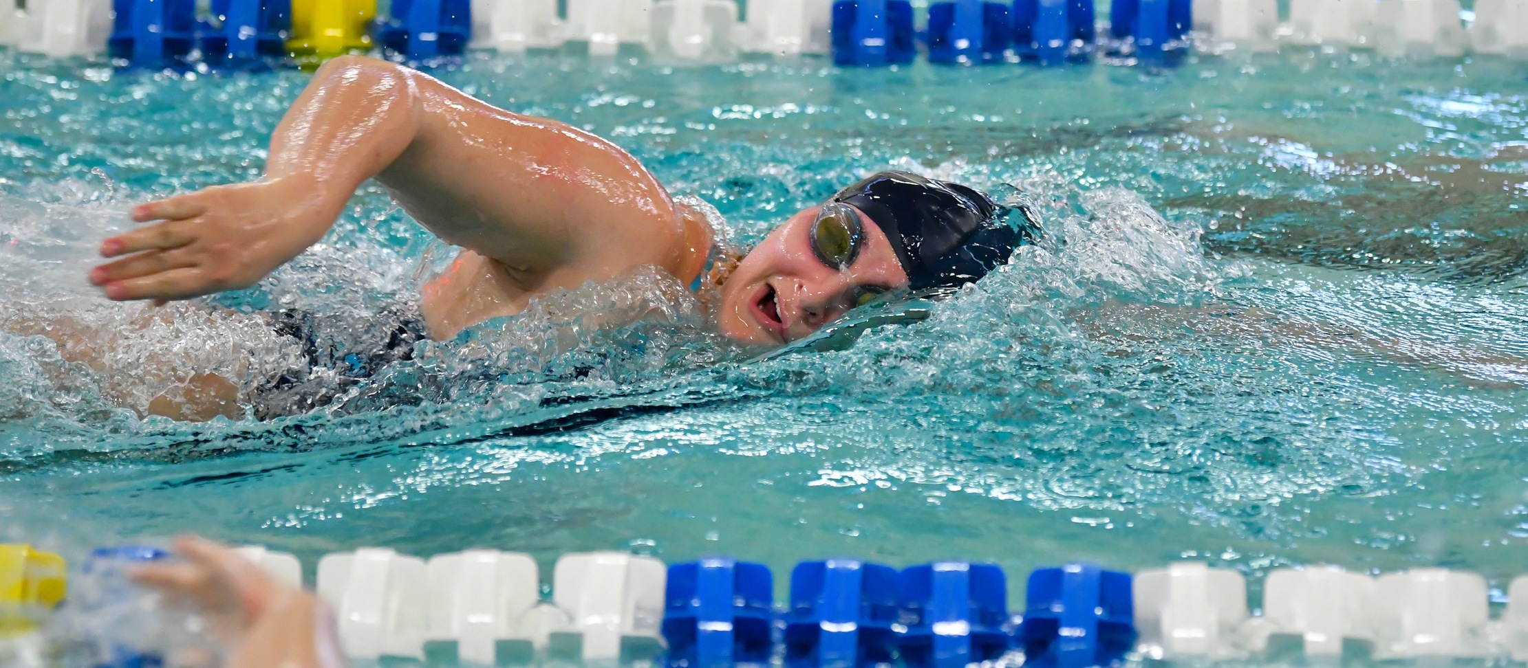 Swimming and Diving Opens Competition at 2020 NEWMAC Championships