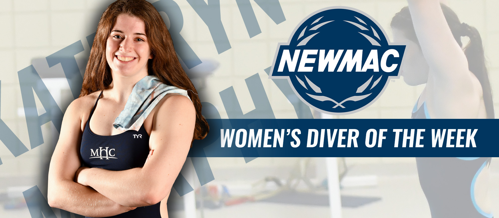 Murphy Collects NEWMAC Women's Diver of the Week Honors