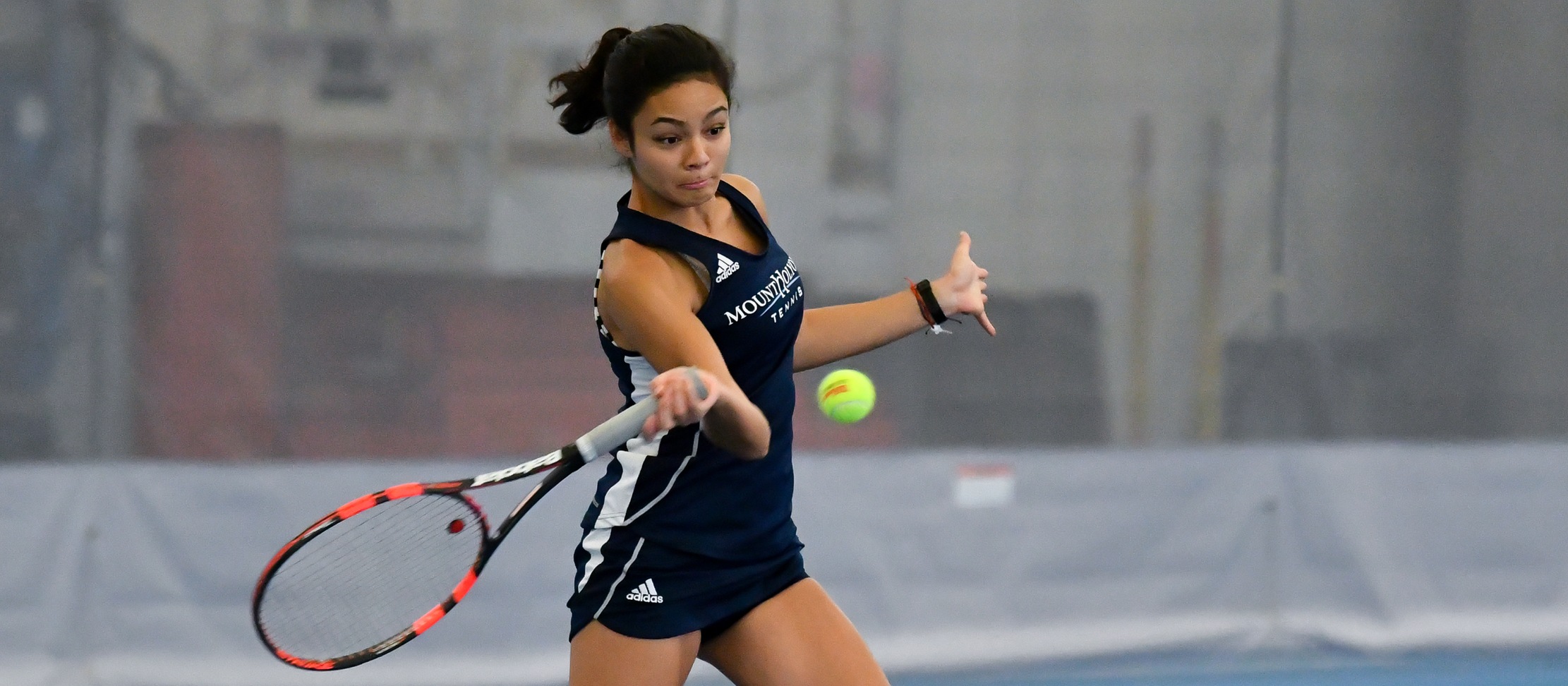 Tennis Drops 7-2 Decision to Connecticut College