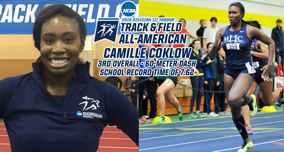 Coklow Earns National All-America; Finishes 3rd in 60-Meter Dash