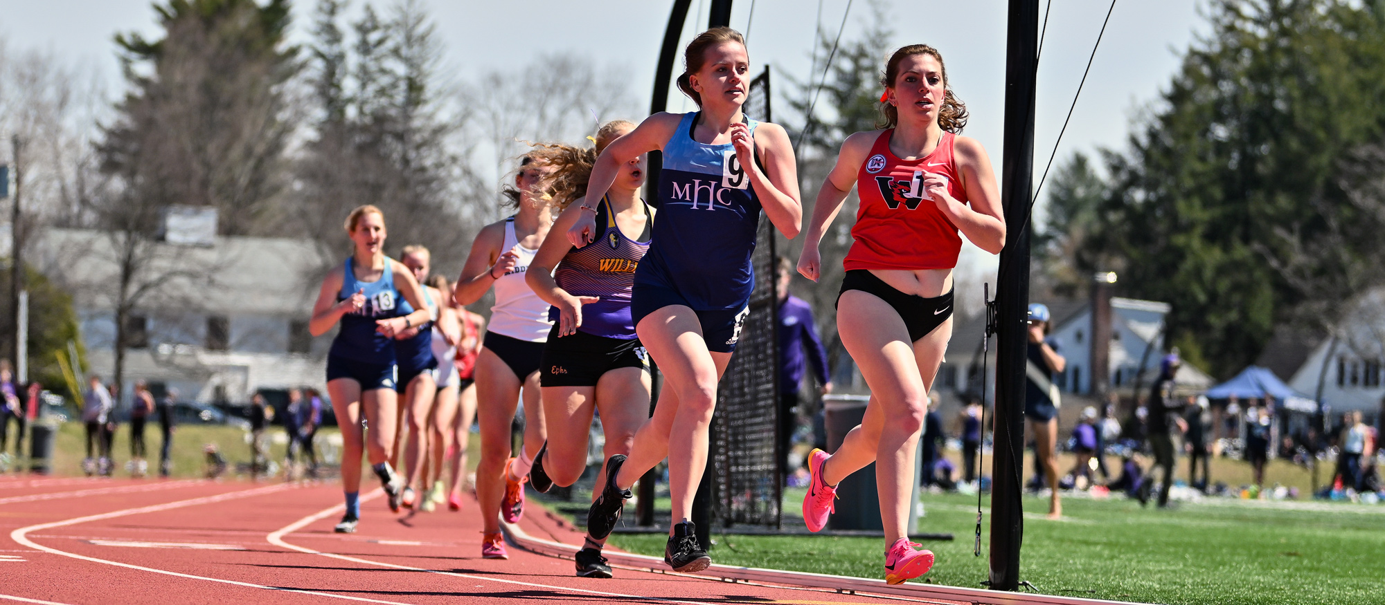 Greta Trapp won the 5,000-meter race at the Jerry Gravel Invitational at Westfield State on April 15, 2023. (RJB Sports file photo)