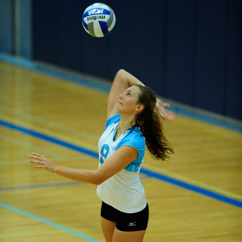 Volleyball Cruises Past Elms and Castleton State