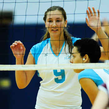 Volleyball Drops Pair on Second Day of Seven Sisters Championship