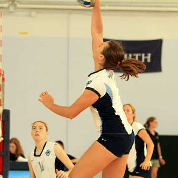 Volleyball Defeats MCLA, 3-1; Moves to 6-0!