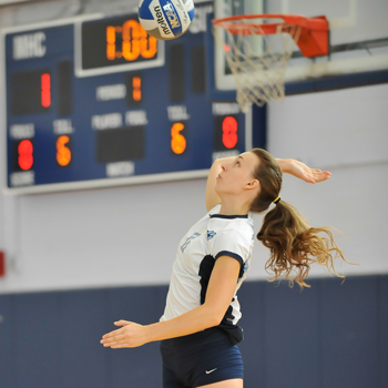 Volleyball Falls to Wellesley, 3-1 in NEWMAC Action