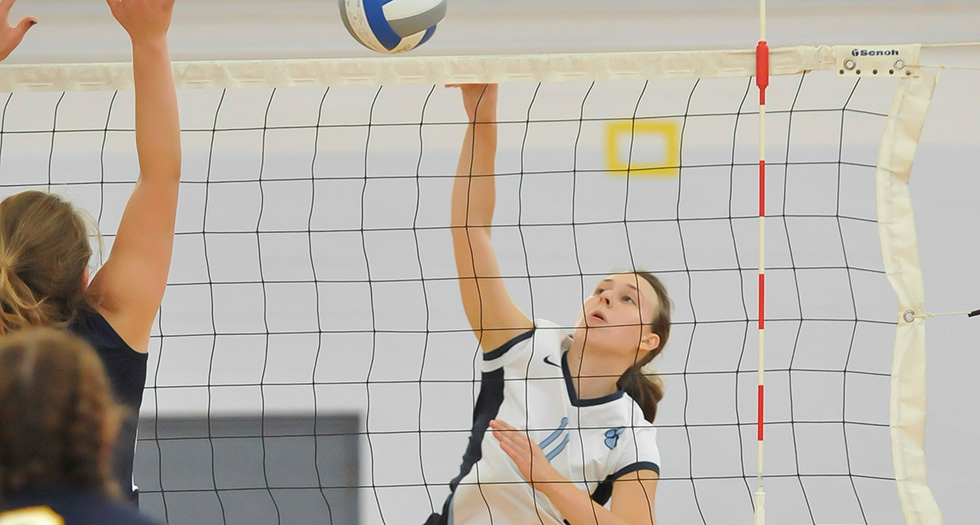 Volleyball Falls in NEWMAC/Little East Challenge Action