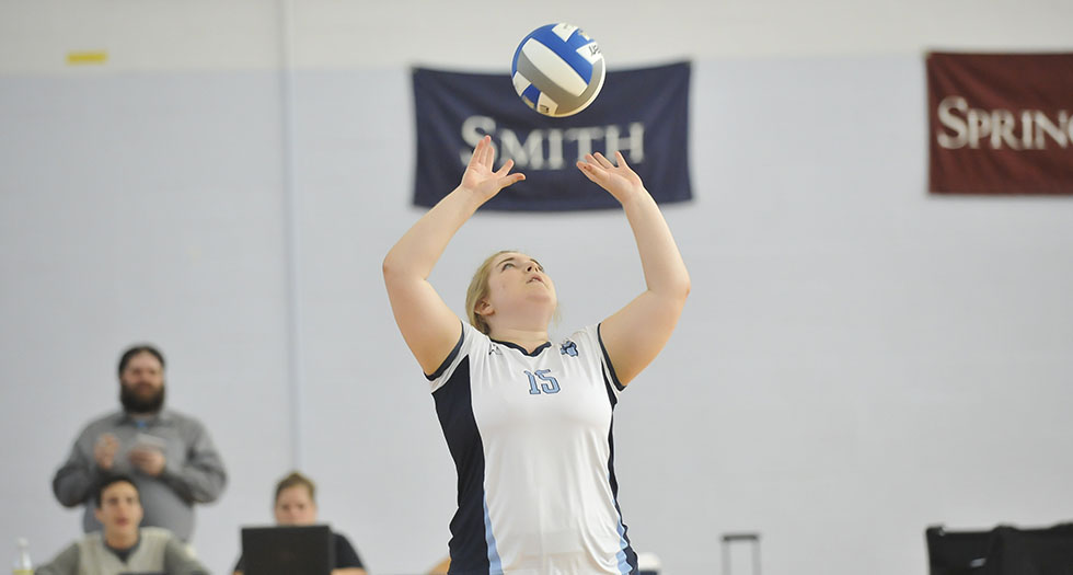 Volleyball Falls to Wheaton, 3-0