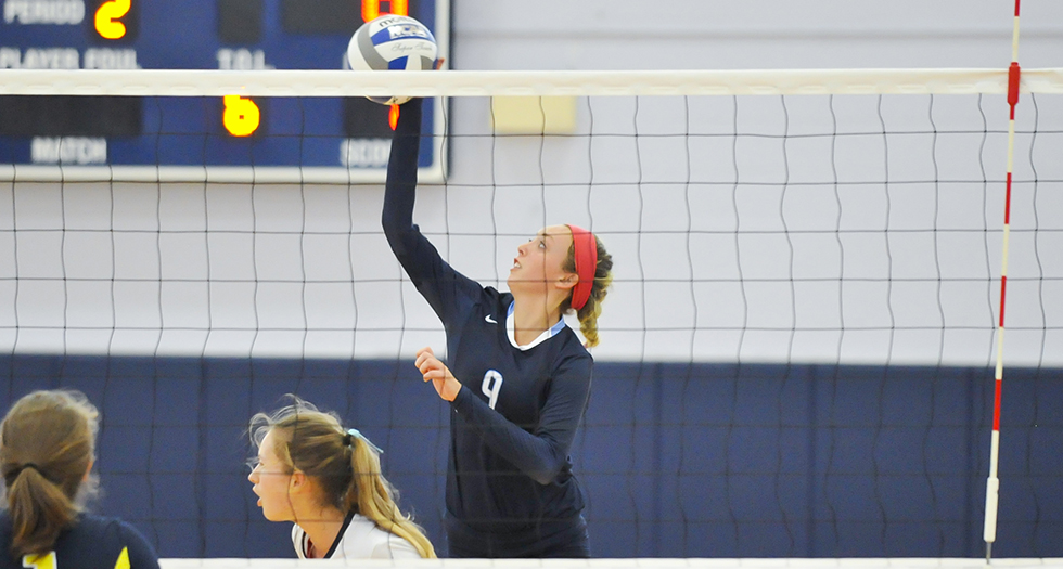 Volleyball Falls to Clark in NEWMAC Action