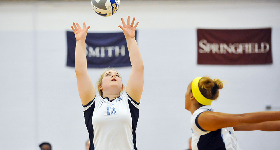 Volleyball Falls in Tri-Meet Action