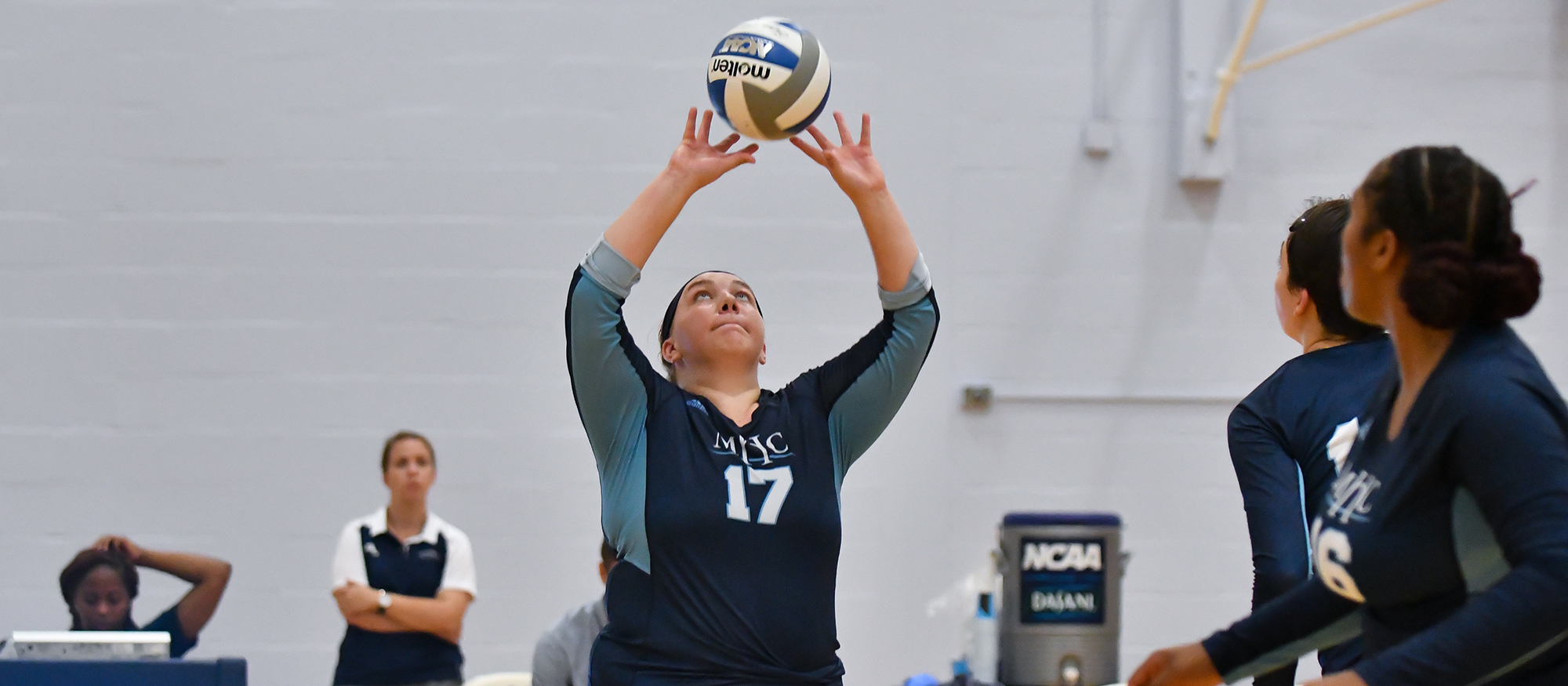 Volleyball Suffers 3-0 Setback at MCLA in Non-Conference Play