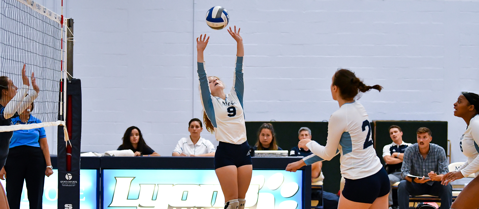 Volleyball Drops NEWMAC Decision to Springfield in Three Sets