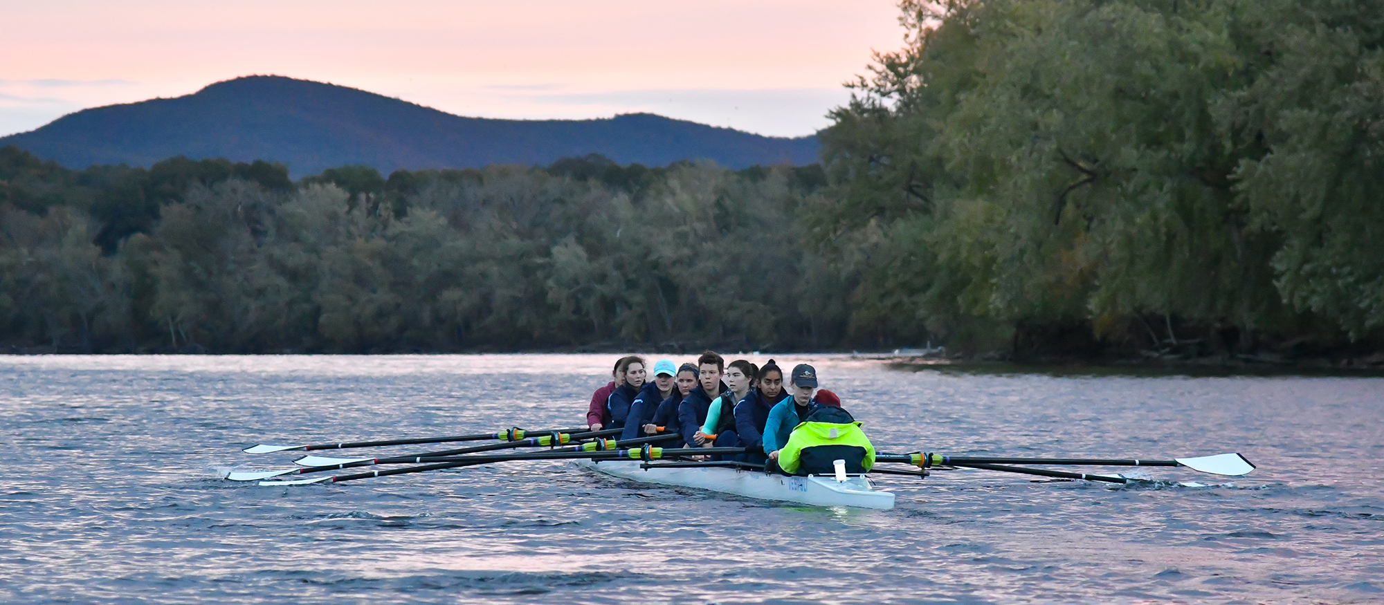 Rowing Competes at Tail of the Housatonic; Lyons Win Varsity Eights