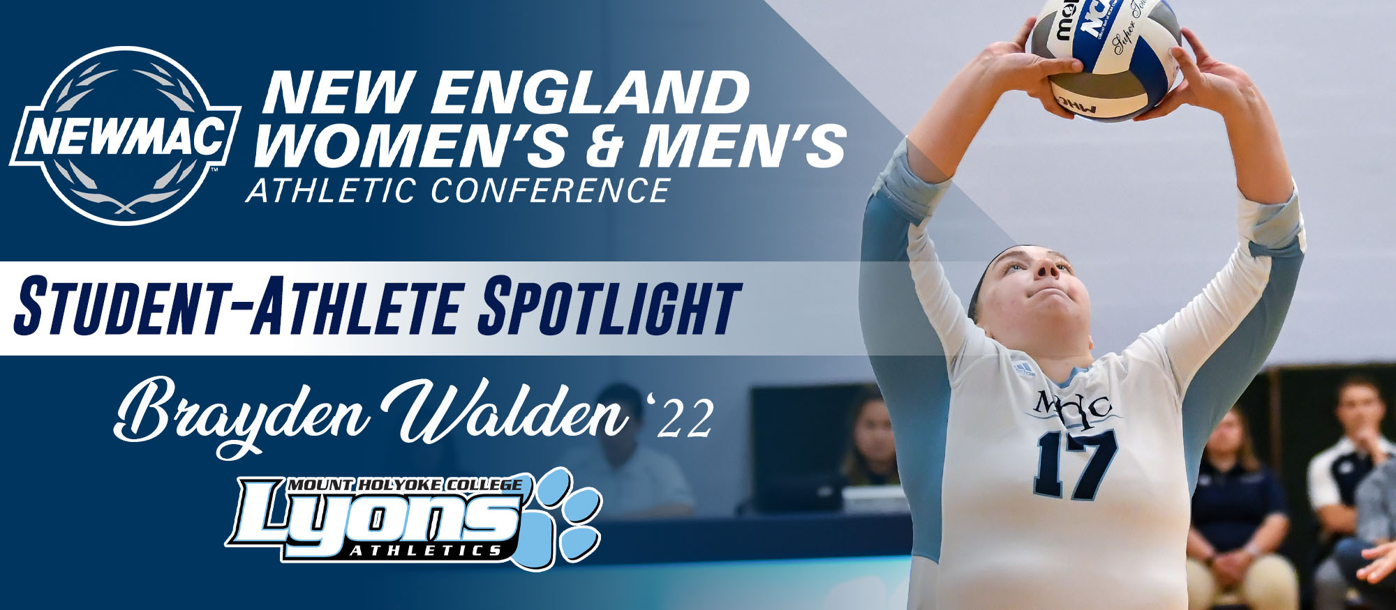 NEWMAC Student-Athlete Spotlight: Volleyball's Brayden Walden '21